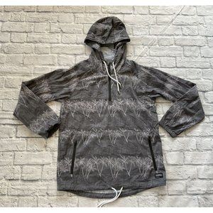 Ezekiel Men’s 1/4 Zip Pullover Hoodie Long Sleeve Sweatshirt Size M